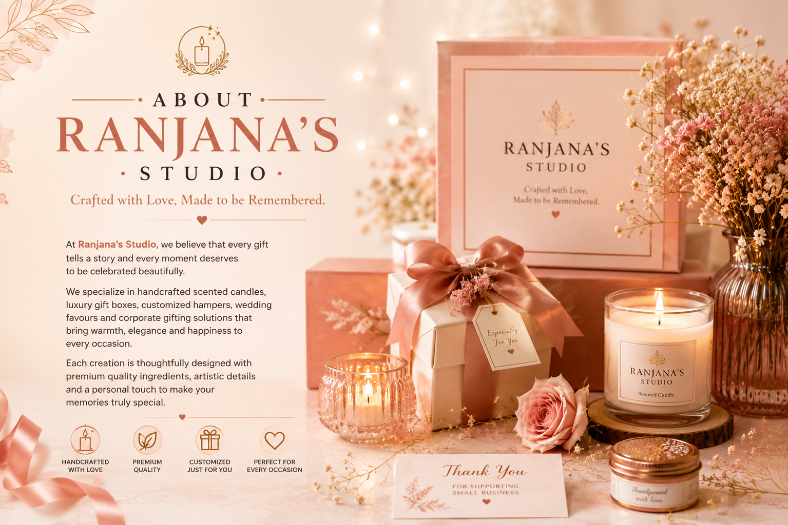 Ranjana's Studio — handcrafted candles